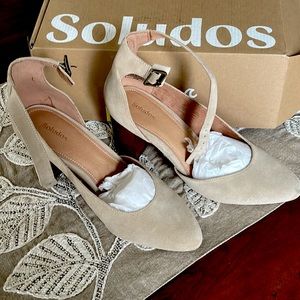 Soludos Gemma heel. Worn 1 time. Like new condition. Beautiful heels!